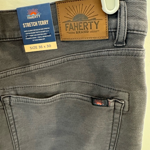 NWT Faherty Mens Pants Size 36x30 - Picture 6 of 8